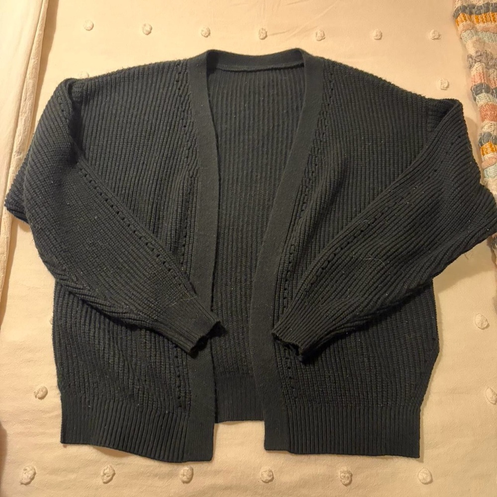 FINAL DAY FOR SALE TAKING BEST OFFER SHEIN Black Open Front Cardigan